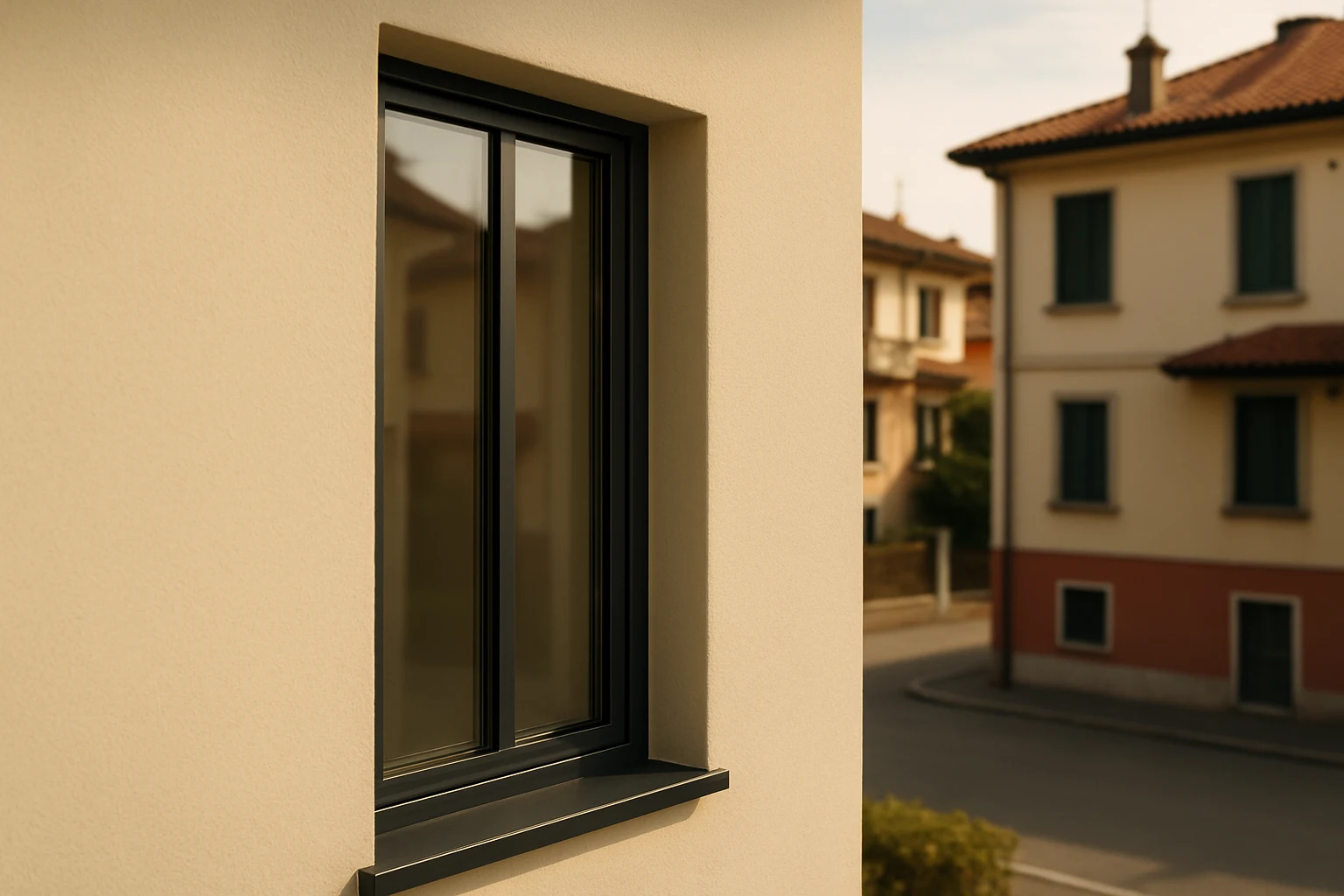 finestre alluminio a Busto Arsizio (VA) — riferimento progettuale Pentaserramenti