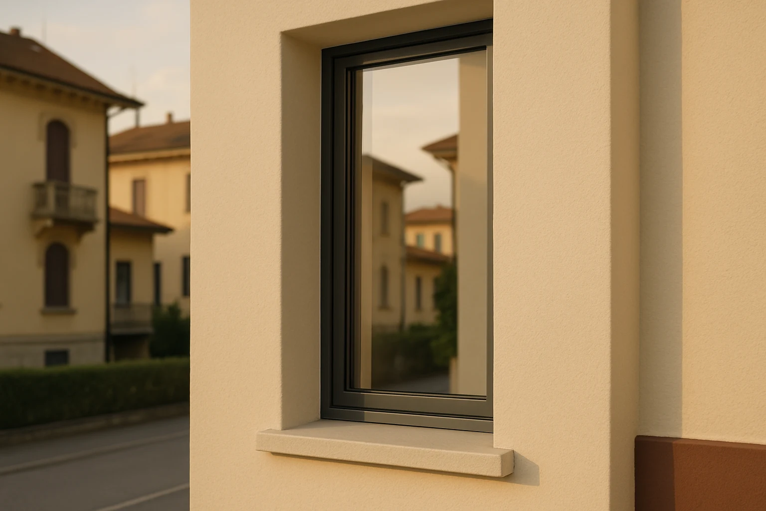 finestre alluminio a Gallarate (VA) — riferimento progettuale Pentaserramenti