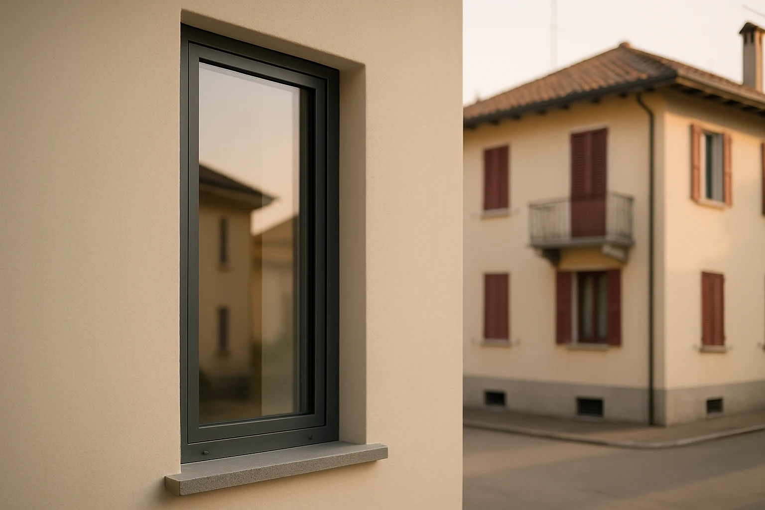 finestre alluminio a Legnano (MI) — riferimento progettuale Pentaserramenti