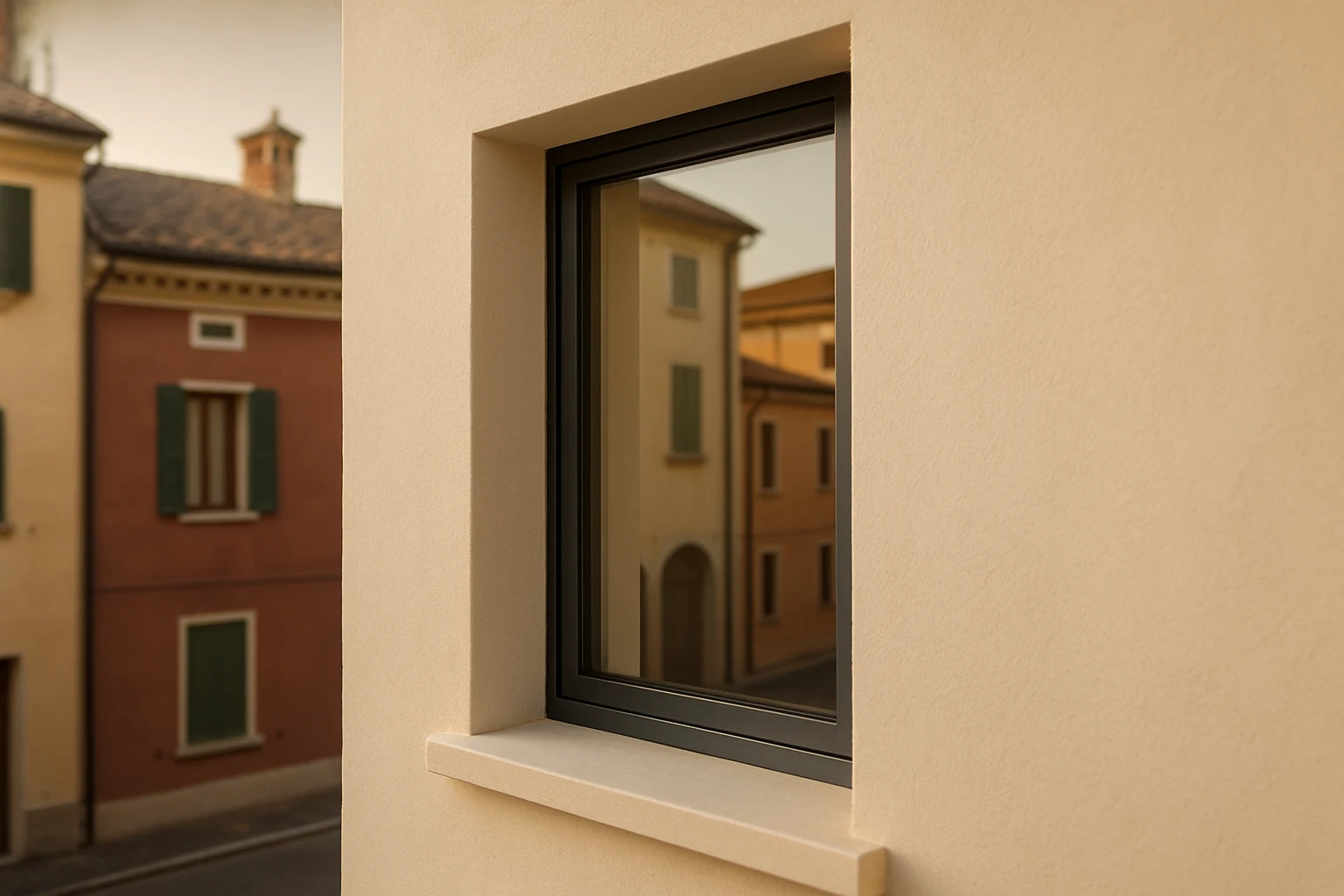 finestre alluminio a Mantova (MN) — riferimento progettuale Pentaserramenti