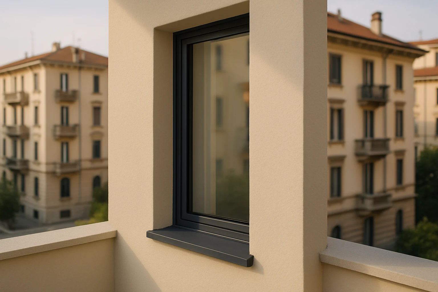 finestre alluminio a Milano (MI) — riferimento progettuale Pentaserramenti