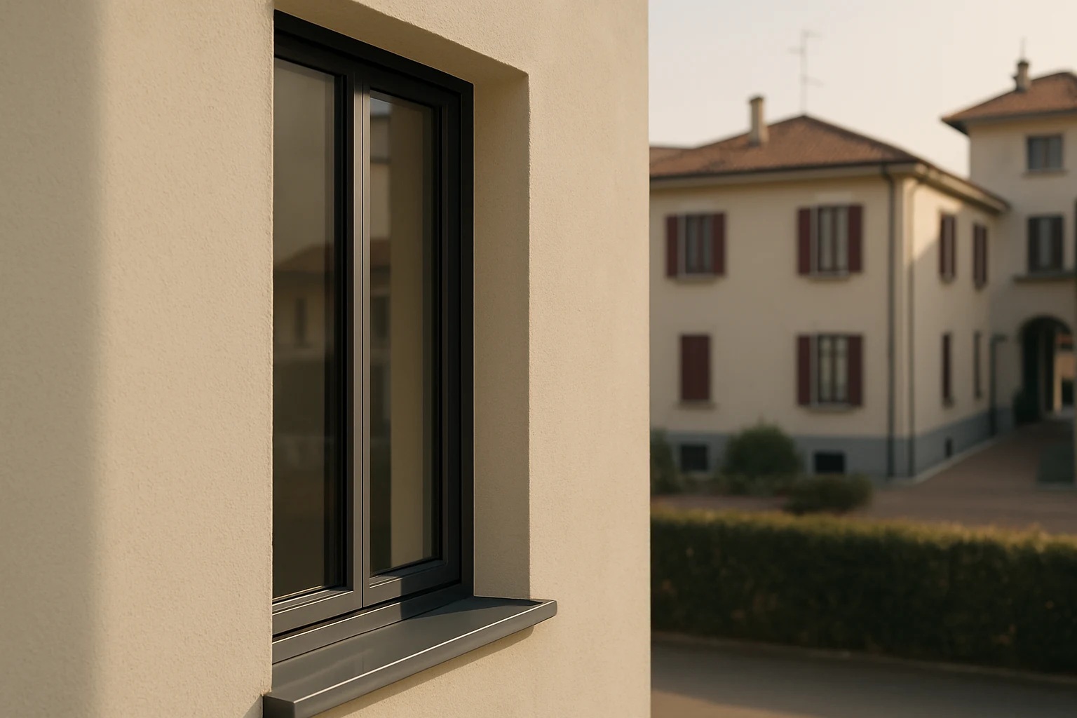 finestre alluminio a Paderno Dugnano (MI) — riferimento progettuale Pentaserramenti