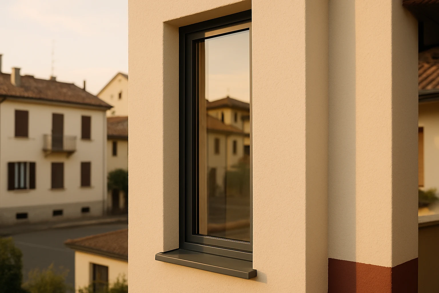 finestre alluminio a Pioltello (MI) — riferimento progettuale Pentaserramenti