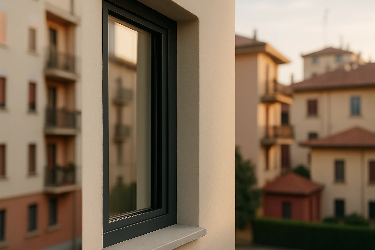 finestre alluminio a Sesto San Giovanni (MI) — riferimento progettuale Pentaserramenti