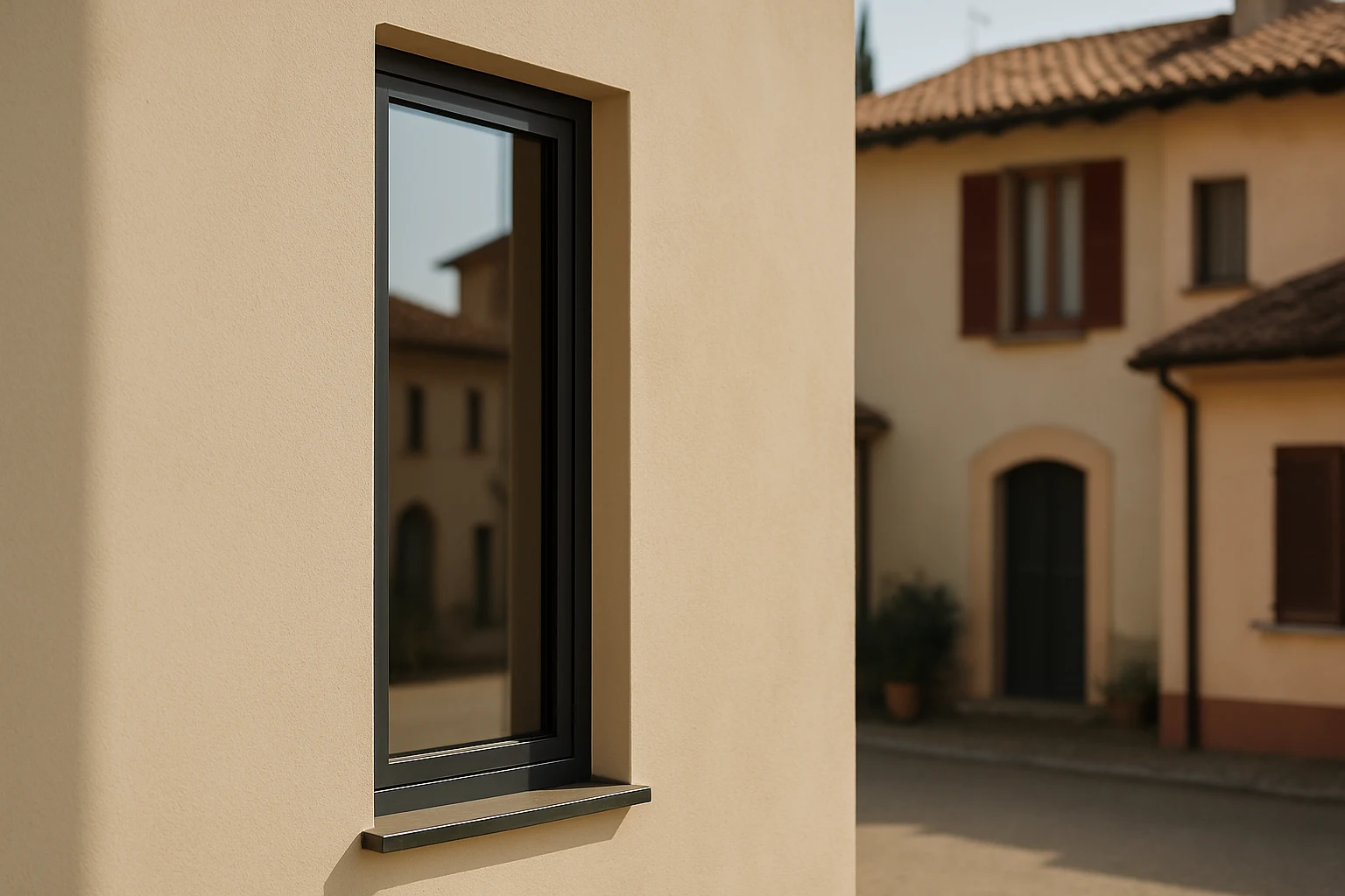 finestre alluminio a Vigevano (PV) — riferimento progettuale Pentaserramenti