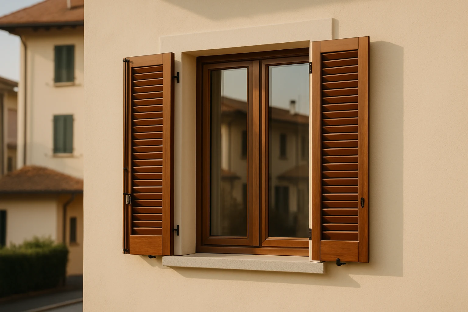 finestre legno a Cologno Monzese (MI) — riferimento progettuale Pentaserramenti