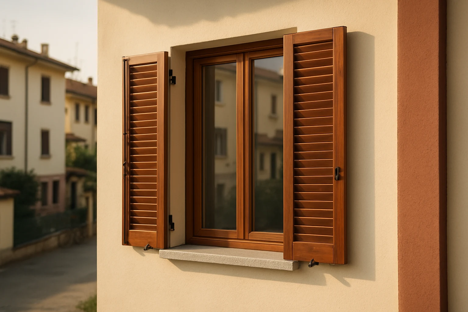finestre legno a Pioltello (MI) — riferimento progettuale Pentaserramenti