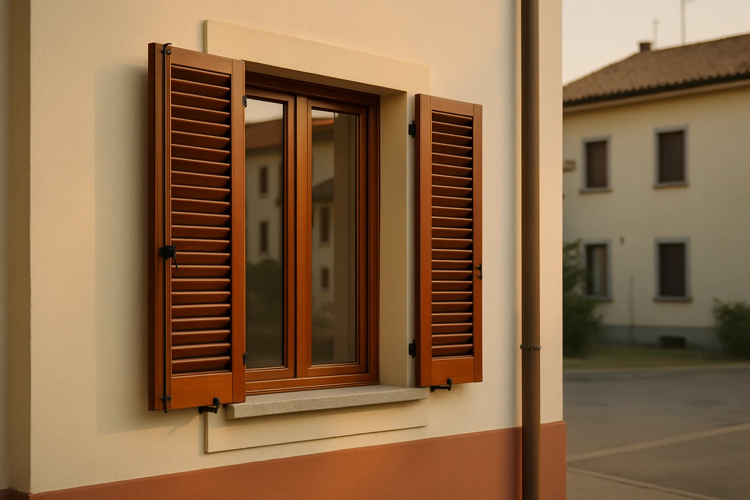 finestre legno a Rozzano (MI) — riferimento progettuale Pentaserramenti