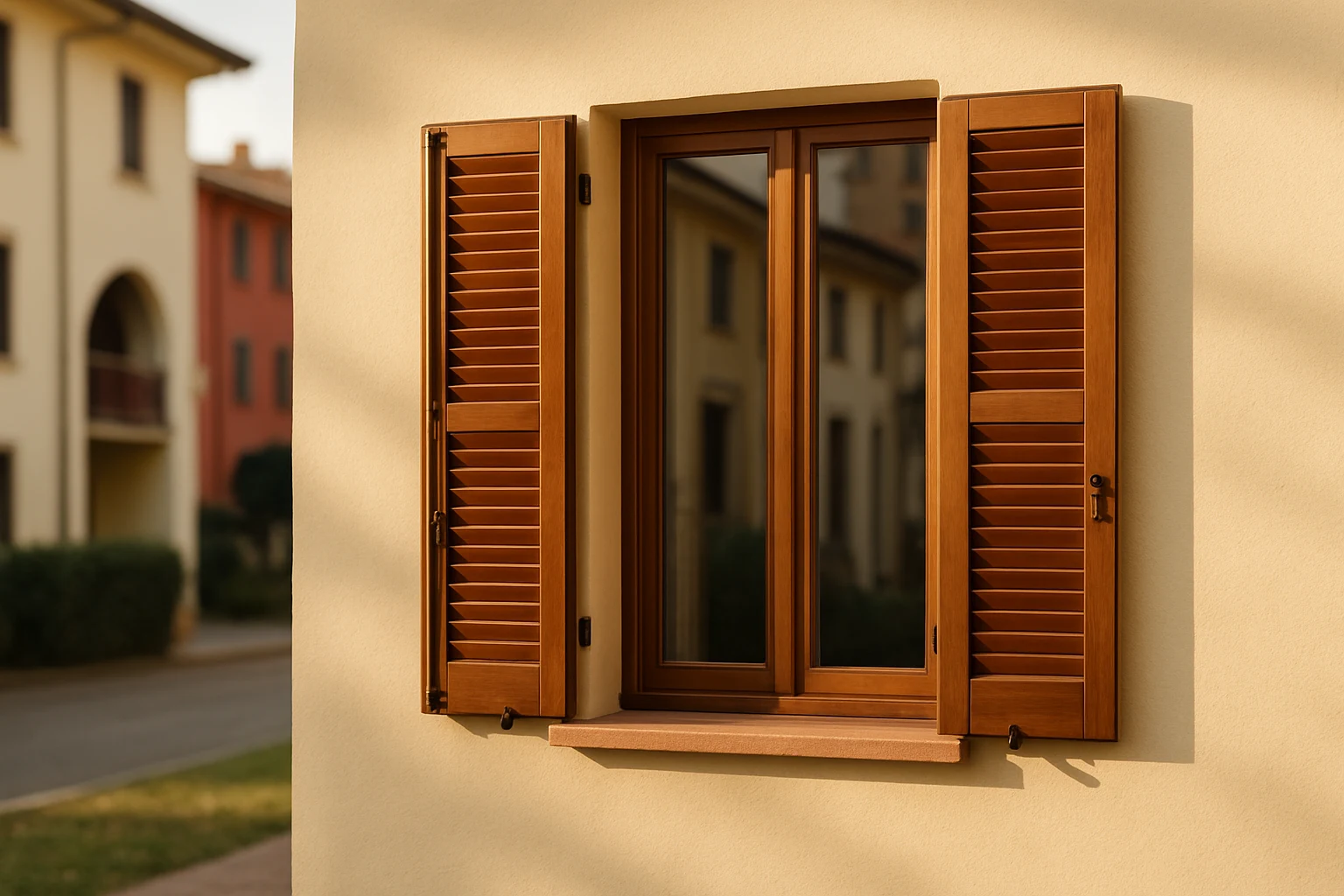 finestre legno a San Giuliano Milanese (MI) — riferimento progettuale Pentaserramenti