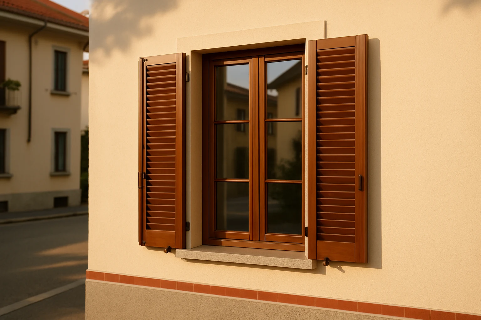 finestre legno a Saronno (VA) — riferimento progettuale Pentaserramenti