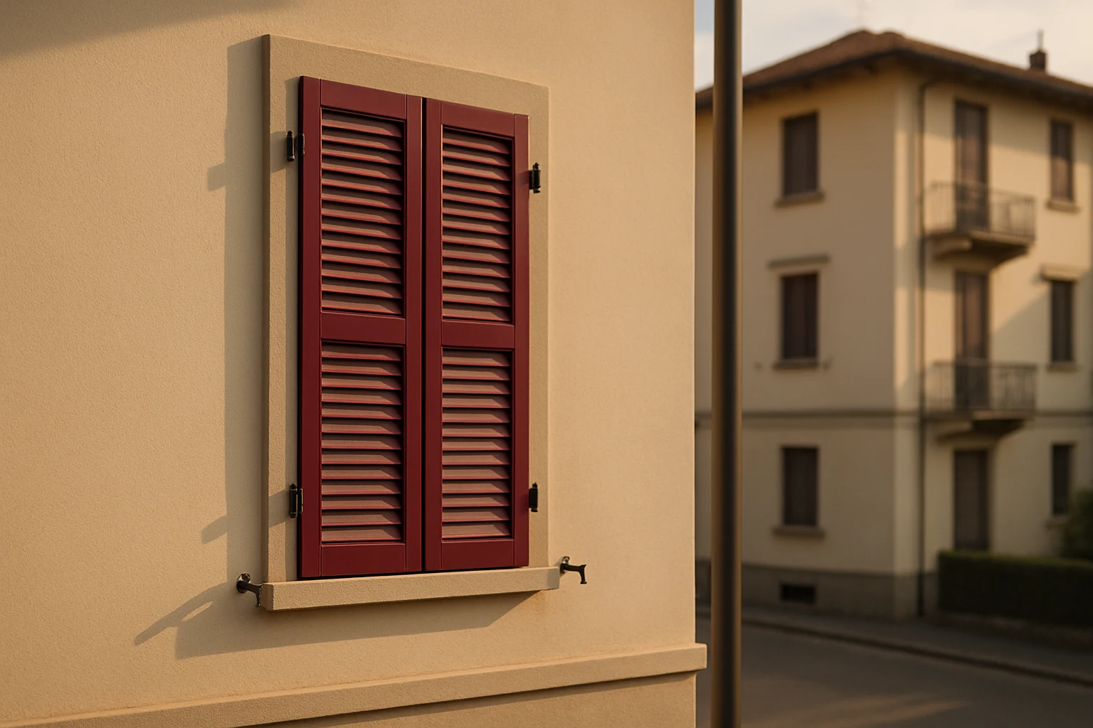 persiane scuri a Lissone (MB) — riferimento progettuale Pentaserramenti