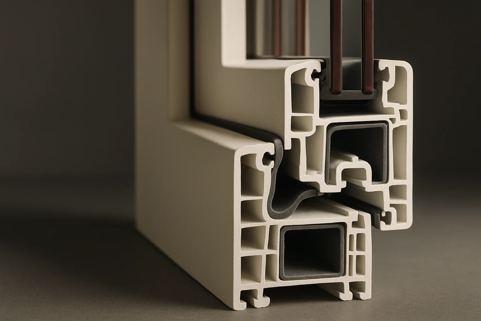 finestre pvc — esempio di lavorazione Pentaserramenti per il comune di Mozzate